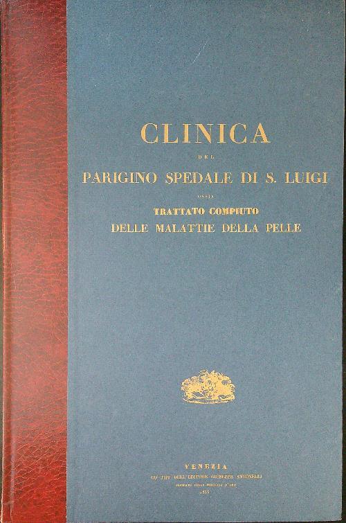 Clinica del Parigino spedale di S. Luigi Vol III - copertina