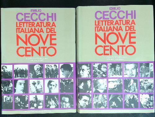 Letteratura Italiana del Novecento 2 vv - Emilio Cecchi - copertina