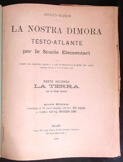 La  nostra dimora  - Adolfo Guerin - copertina