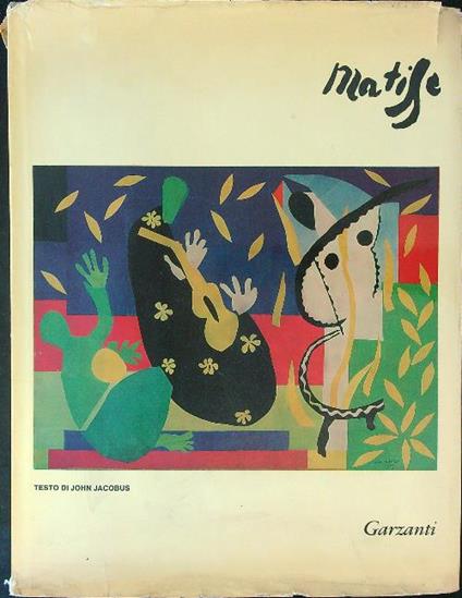 Matisse - John Jacobus - copertina