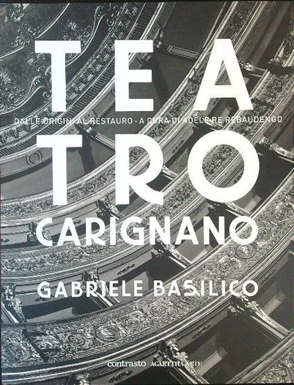 Teatro Carignano - Gabriele Basilico - copertina
