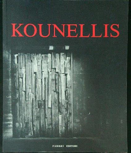 Kounellis - copertina