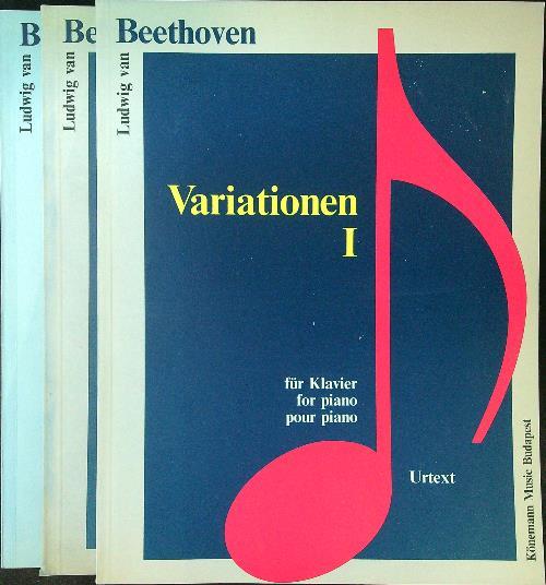 Variationen 3 vv - Beethoven - copertina