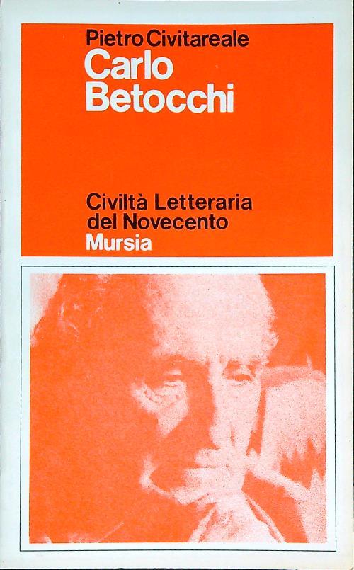 Carlo Betocchi   - Pietro Civitareale - copertina