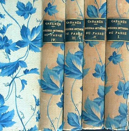 Moeurs intimes du passè. 4vv - Augustin Cabanès - copertina