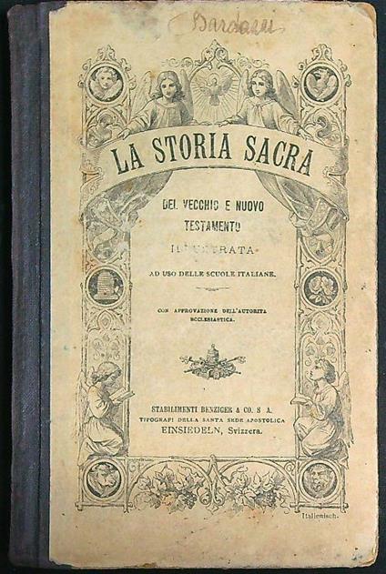 La storia sacra - copertina