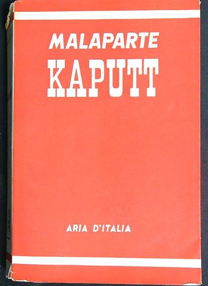 kaputt - Malaparte - copertina