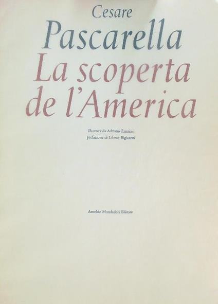La Scoperta dell'America  - Cesare Pascarella - copertina