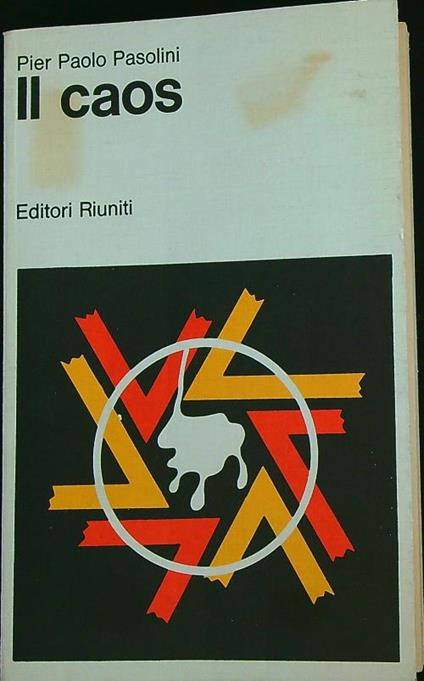 Il caos   - Pier Paolo Pasolini - copertina