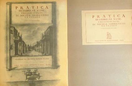 Pratica di fabricar scene e machine nè teatri   - Nicolo Sabbatini - copertina