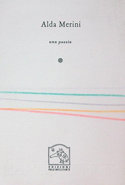 Una poesia - Alda Merini - copertina
