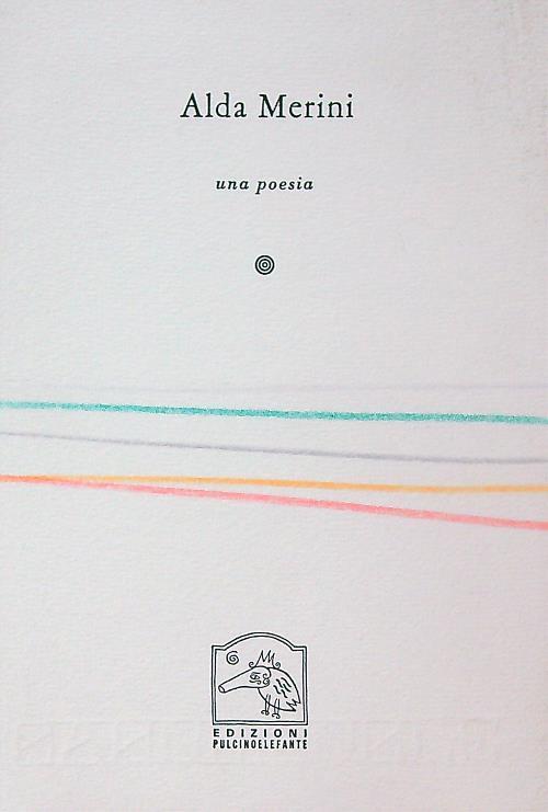Una poesia - Alda Merini - copertina