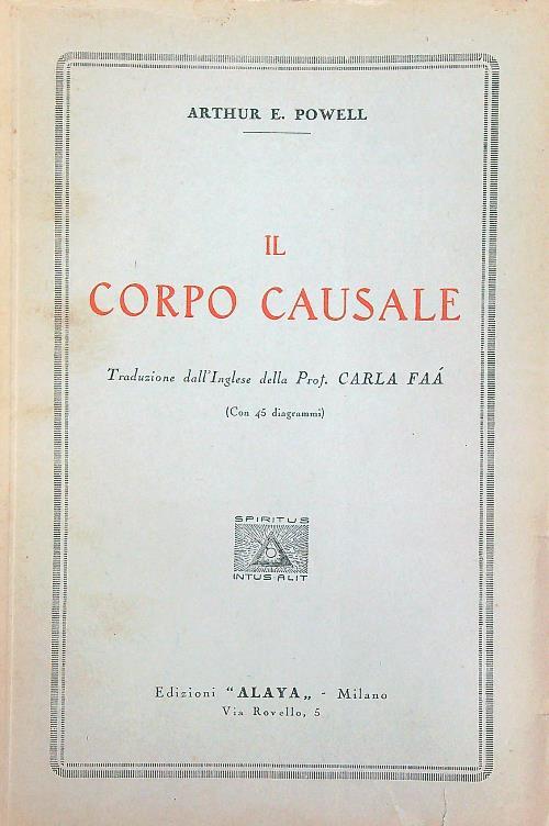 Il corpo causale  - Artur Powell - copertina