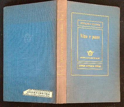Vino e pane  - Ignazio Silone - copertina