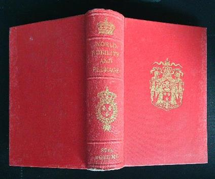 World Nobility and Peerage 87th Volume - copertina
