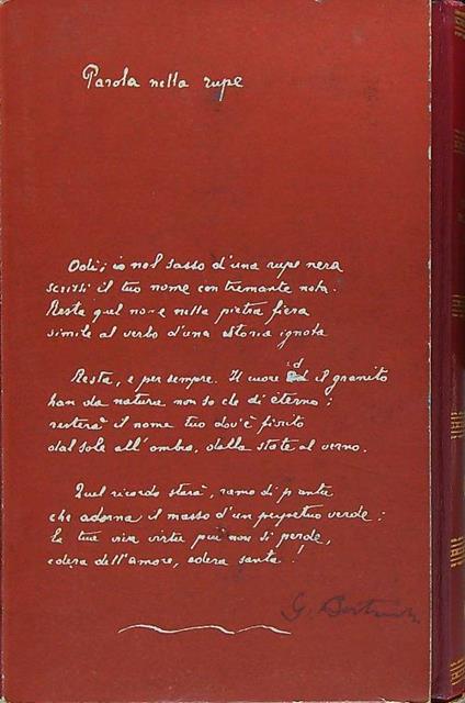 Poesie   - Giovanni Bertacchi - copertina