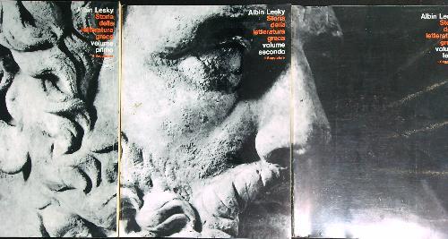 Storia della letteratura greca. 3vv - Albin Lesky - copertina