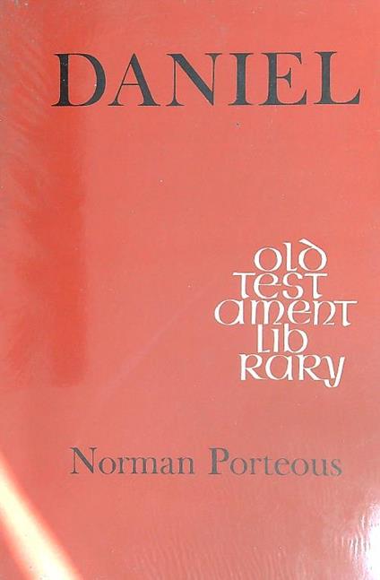 Daniel   - Norman Porteous - copertina
