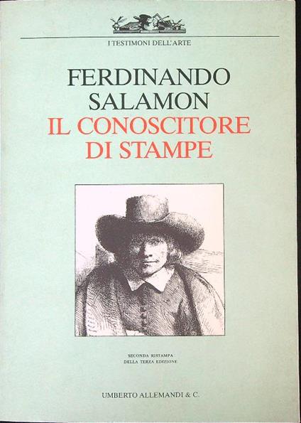 Il conoscitore di stampe  - Ferdinando Salamon - copertina