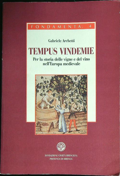 Tempus vindemie  - Gabriele Archetti - copertina