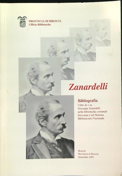 Giuseppe Zanardelli  Bibliografia - copertina