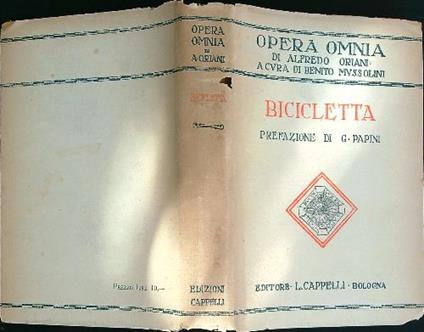 Bicicletta  - Alfredo Oriani - copertina