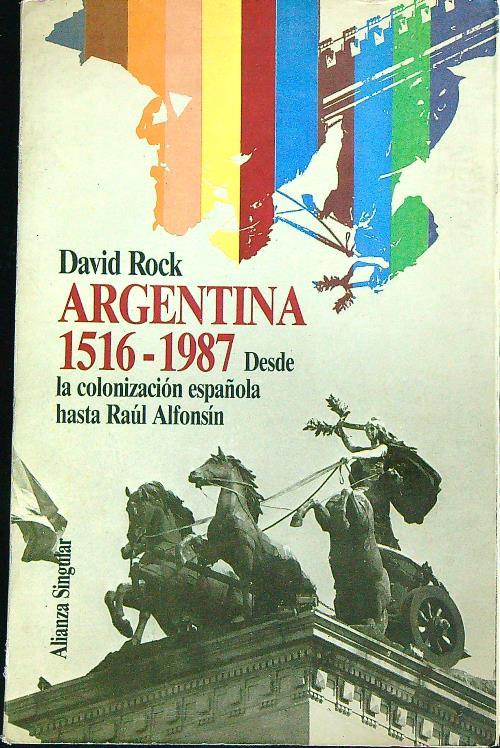 Argentina 1516-1987  - David Rock - copertina