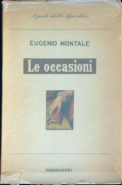 Le occasioni - Eugenio Montale - copertina