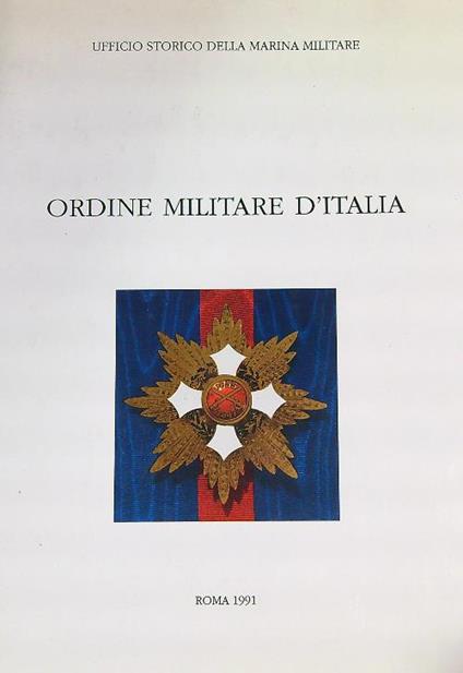 Ordine  Militare d'Italia - copertina