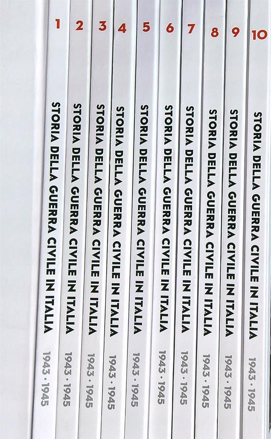 Storia della guerra civile in Italia 10vv - Giorgio Pisanò - copertina