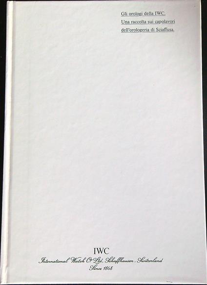 Gli Orologi della Iwc - copertina