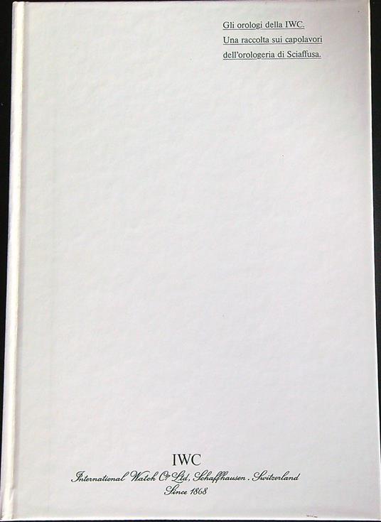 Gli Orologi della Iwc - copertina