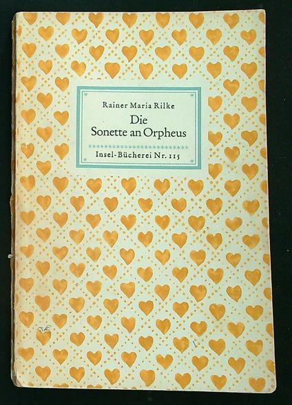 Die Sonette an Orpheus  - Rainer Rilke - copertina