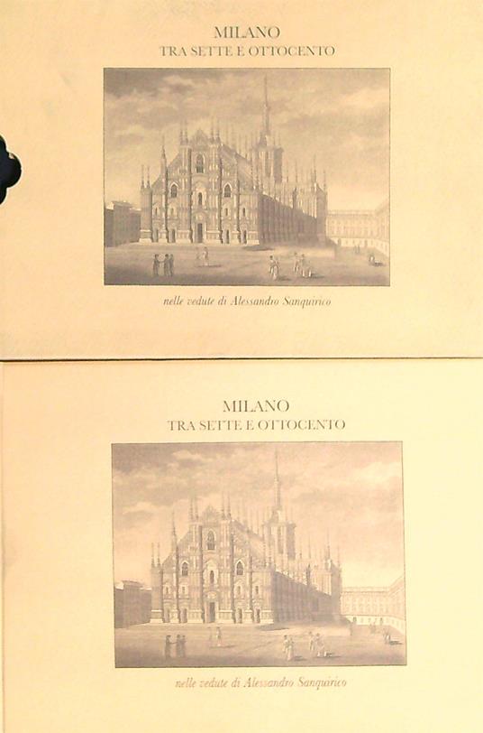 Milano tra Sette e Ottocento nelle vedute di Alessandro Sanquirico - copertina