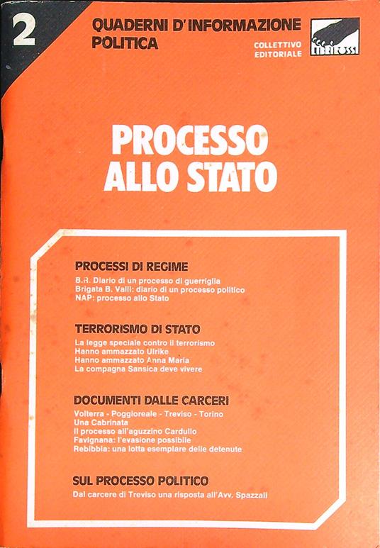 Processo allo stato - copertina