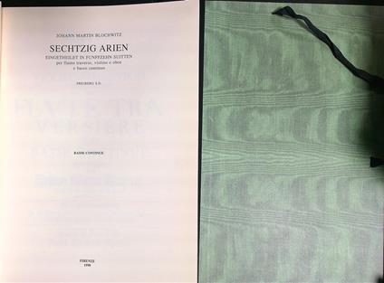 Sechtzig Arien 2vv - Johann Blochwitz - copertina