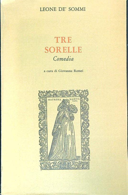 Tre sorelle - Leone De Sommi - copertina