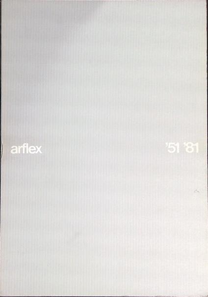 Arflex '51 '81 - copertina