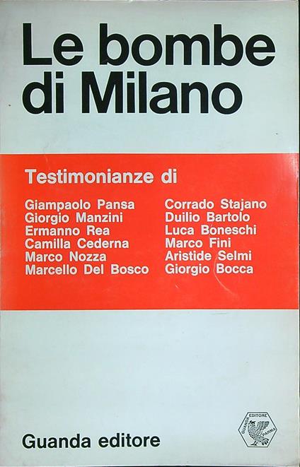 Le bombe di Milano - copertina