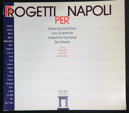 Progetti per Napoli. Ventidue idee per una città - copertina