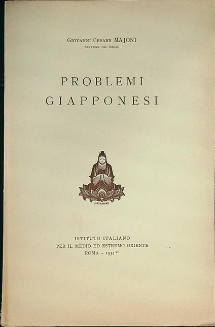 Problemi giapponesi - Cesare Majoni - copertina