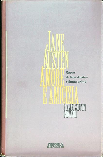 Amore e amicizia - Jane Austen - copertina