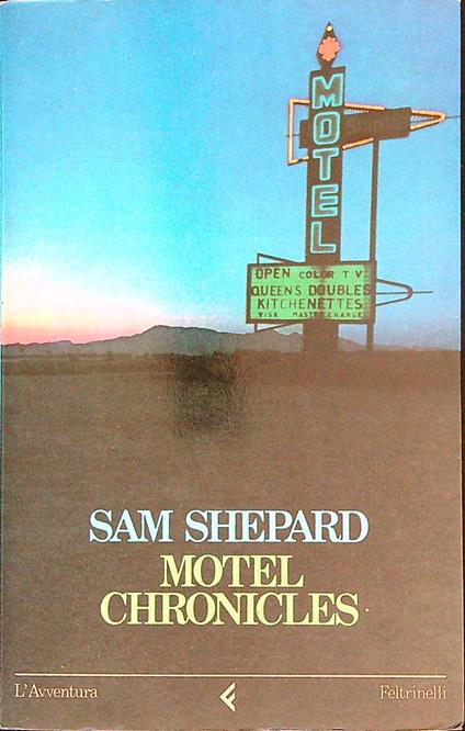 Motel chronicles - Sam Shepard - copertina