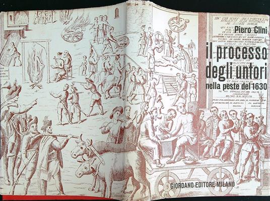 Il processo degli untori - Piero Clini - copertina