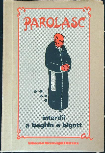 Parolasc interdii a beghin e bigott - copertina