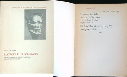 L' attore e lo sciamano - Gioia Ottaviani - copertina