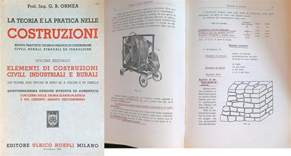 La teoria e la pratica nelle costruzioni Vol 2 - G. B. Ormea - copertina