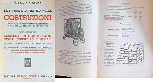 La teoria e la pratica nelle costruzioni Vol 2 - G. B. Ormea - copertina