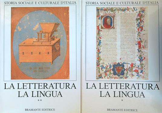 La letteratura la lingua 2vv - copertina