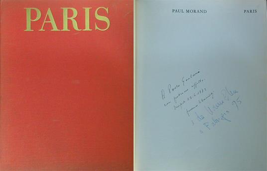 Paris - Paul Morand - copertina